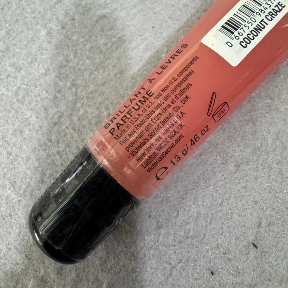 Victoria's Secret Lip Gloss Women Coconut Craze Shimmer Flavored 0.46 oz New